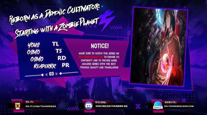 Reborn as a Demonic Cultivator: Starting with a Zombie Planet Chapter 3 1